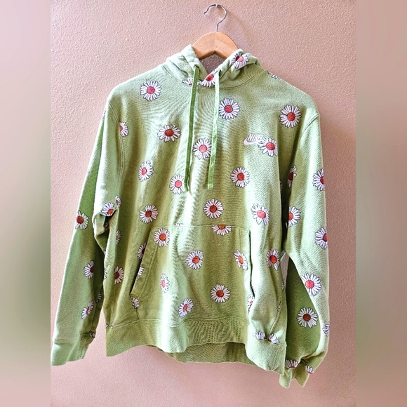 Nike Sportswear French Terry Daisy Hooded Sweatshirt - Picture 4 of 5